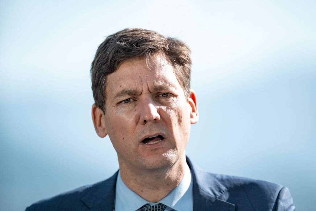 B.C. Premier David Eby speaks during a press conference in Vancouver, Monday, July 28, 2025.