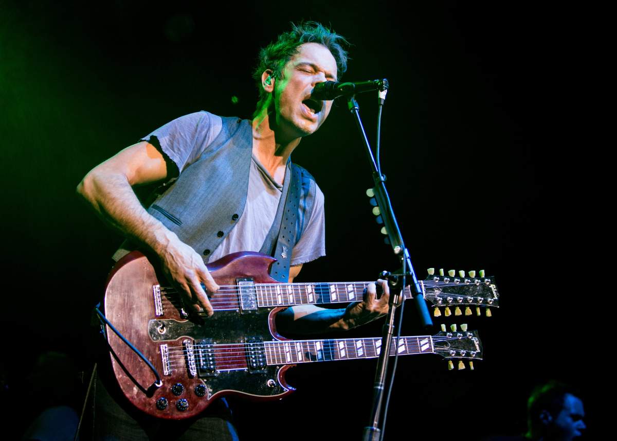 Dec. 3, 2012 - Ian Thornley and his band Big Wreck perform at the WFCU Centre in Windsor, Ont.