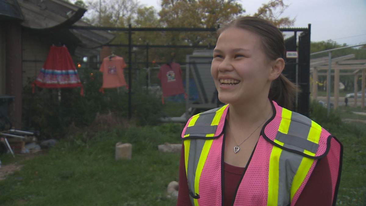 Elle Harris, Morgan Harris’s daughter, often leads the outreach work done by the group.