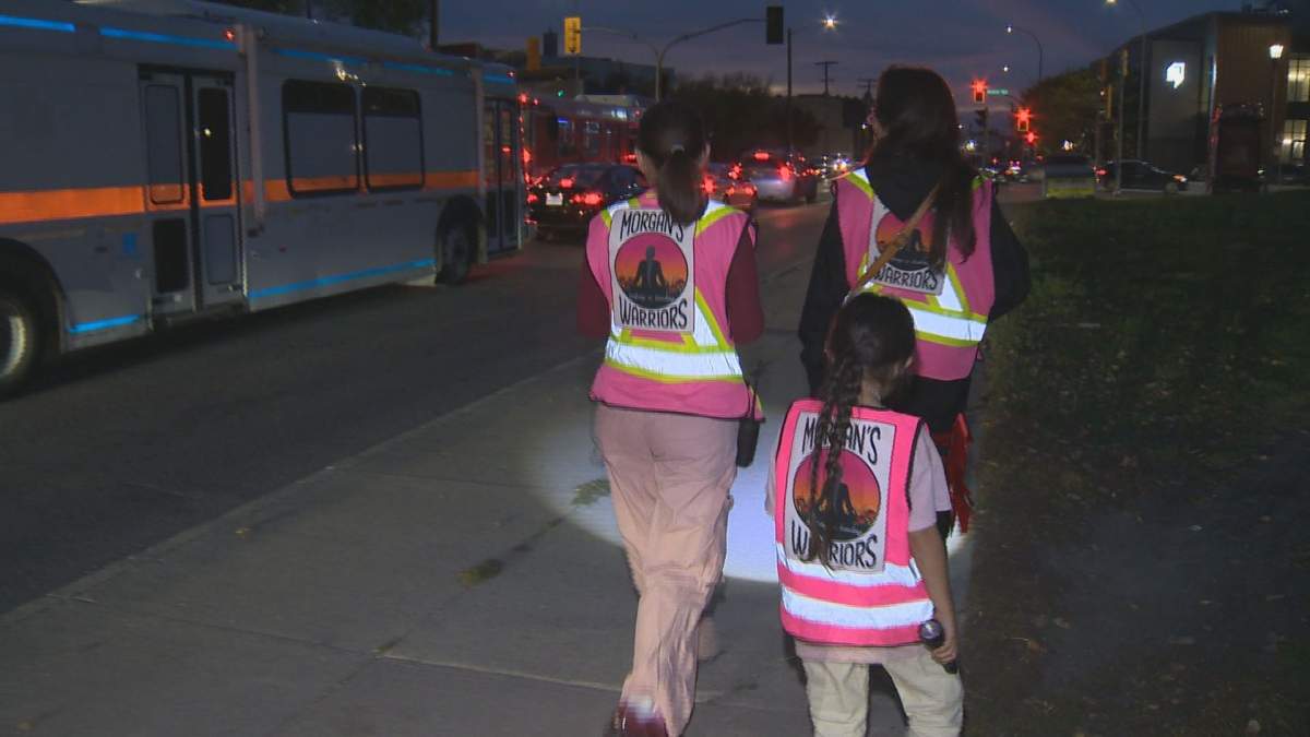Morgan’s Warriors does outreach walks each week from Thursday to Saturday.