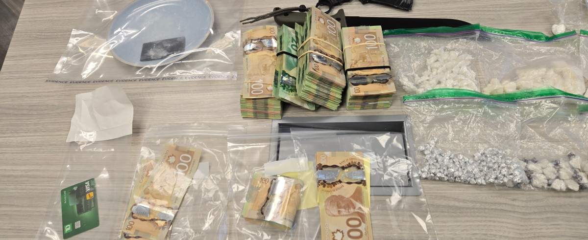 Contraband seized by Manitoba RCMP in Norway House.