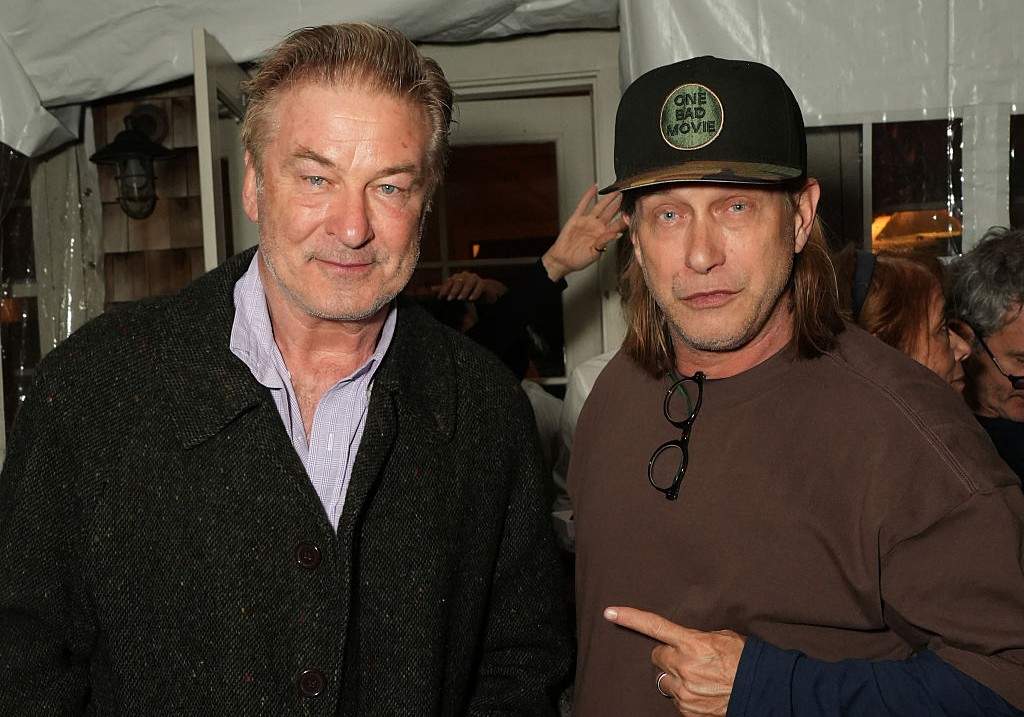 Alec Baldwin and Stephen Baldwin attend the Chairman's Brunch during the 33rd Hamptons International Film Festival on October 12, 2025 in East Hampton, New York.