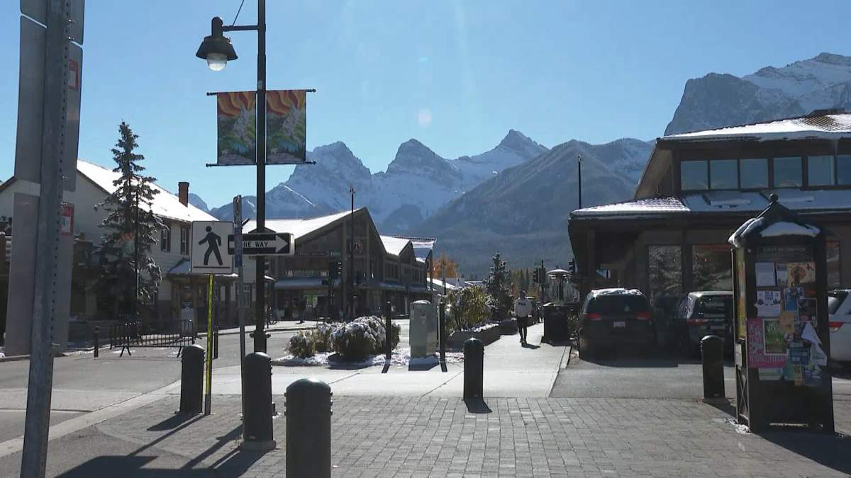 The picturesque town of Canmore, Alta. is located about an hour west of Calgary.