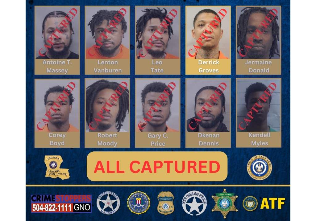 Louisiana State Police were searching for the Orleans Parish Prison escapees in May.