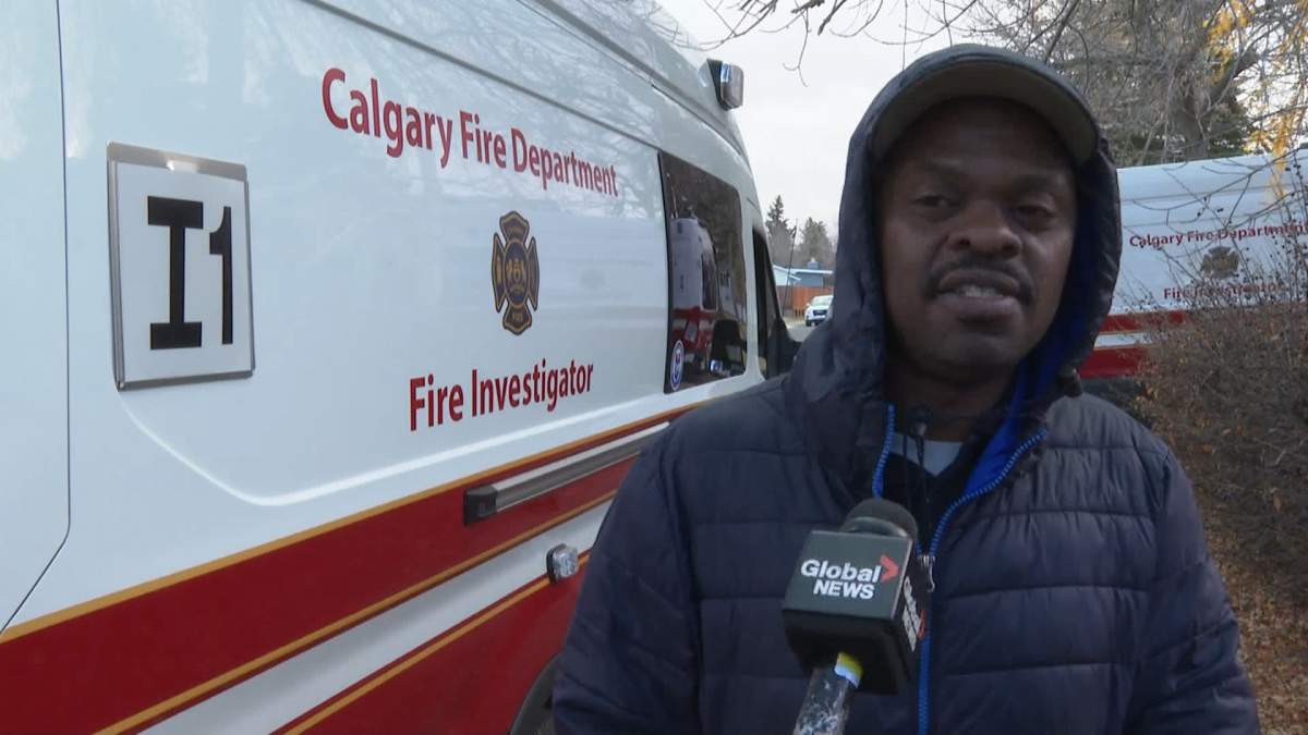 Gideon Mugabe told Global News that he was at work when the fire started. He arrived home around 4 p.m. to find it burning.