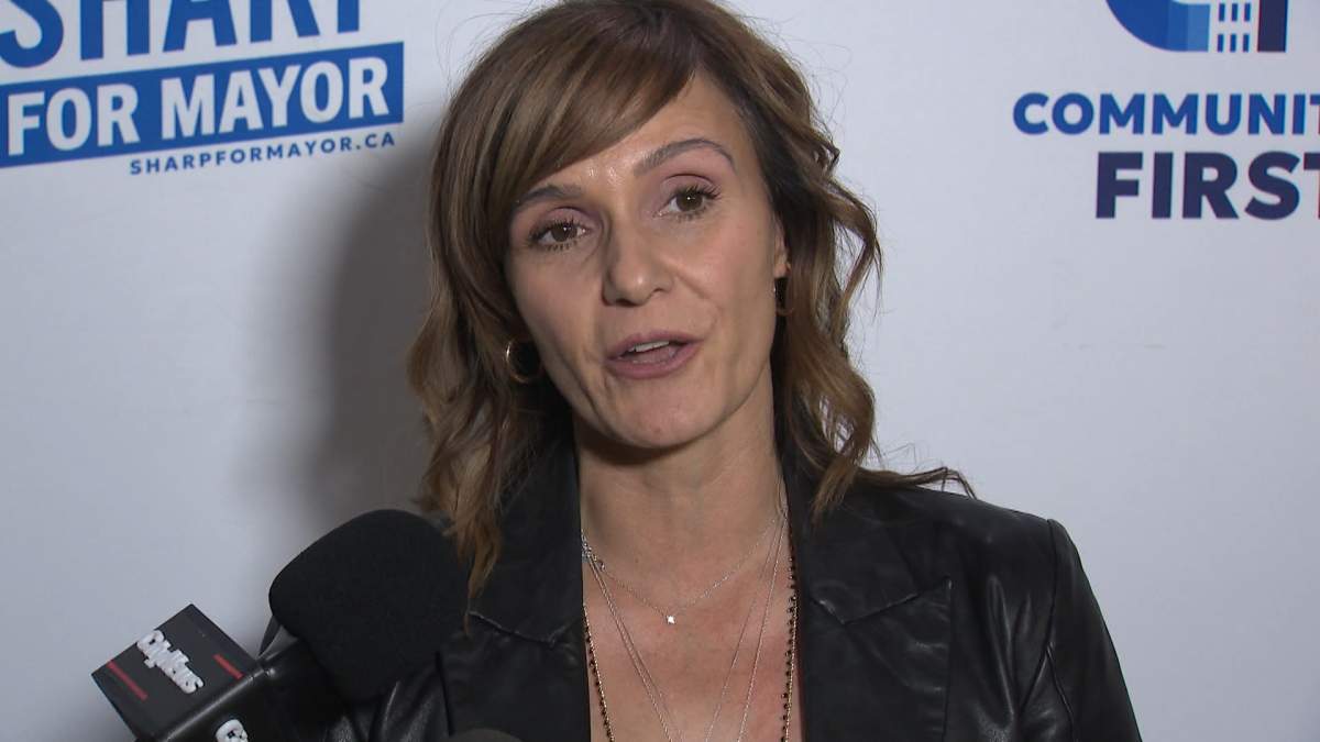Communities First mayoral candidate Sonya Sharp says she will be requesting a recount after narrowly losing to former Calgary city councillor Jeromy Farkas in Monday's election.