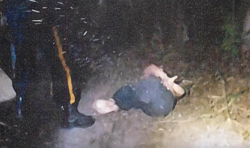 Greene was found laying on the ground with her feet and hands bound together with black zip ties.