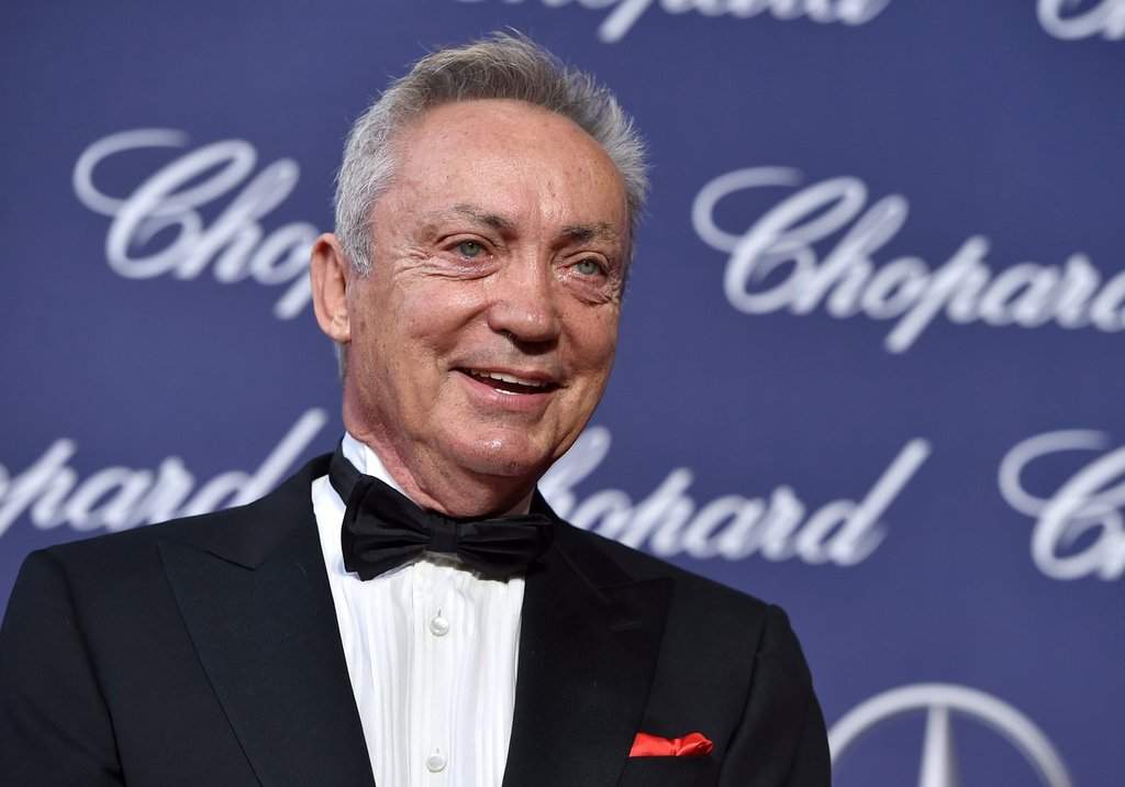 FILE - Udo Kier appears at the 28th annual Palm Springs International Film Festival Awards Gala in Palm Springs, Calif., on Jan. 2, 2017.