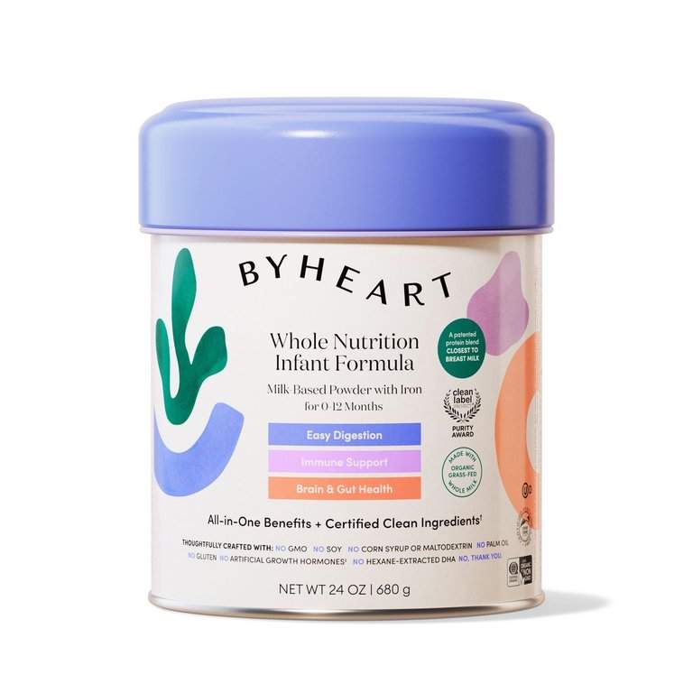 This undated image provided by ByHeart shows ByHeart formula products.(ByHeart via AP).