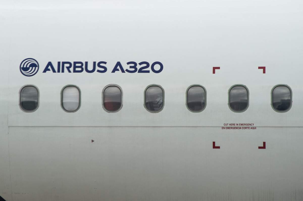 A LATAM Airbus a320 is seen on a taxi road at Bogota's El Dorado International Airport in Colombia, July 28, 2023.