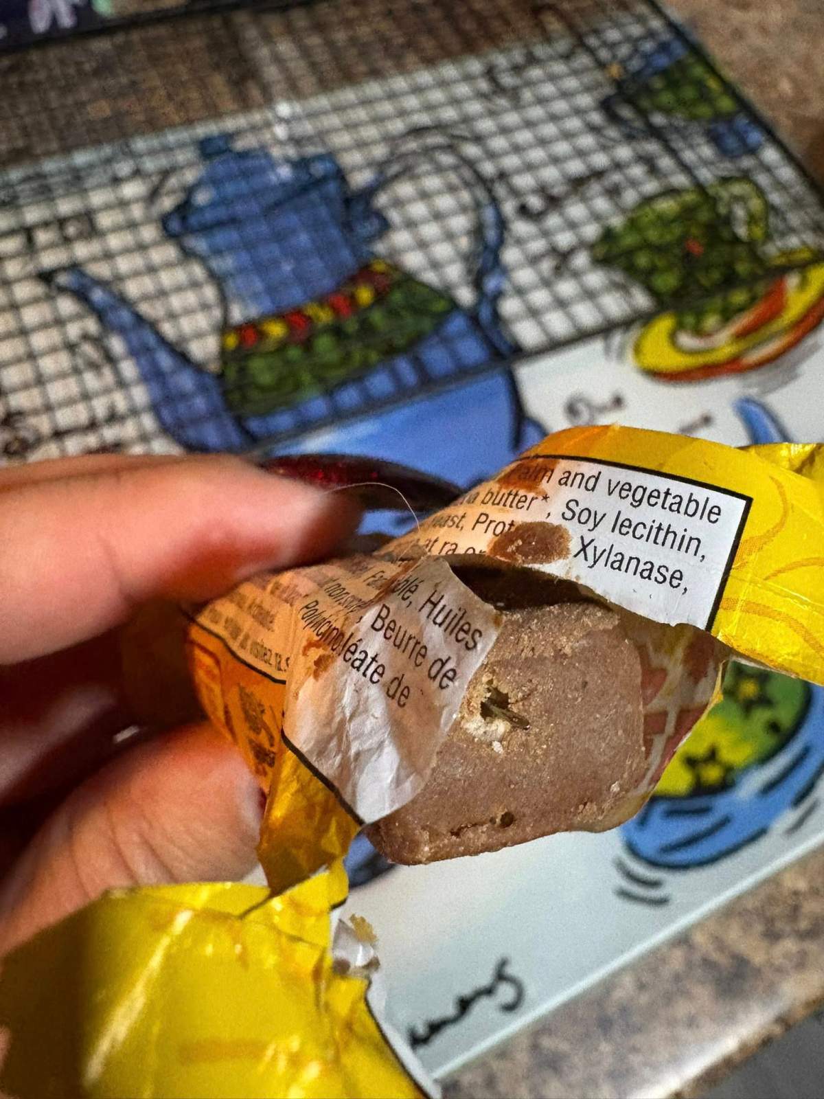 Delta police shared this photo of a Halloween candy bar that they said a concerned parent found in their child's candy.