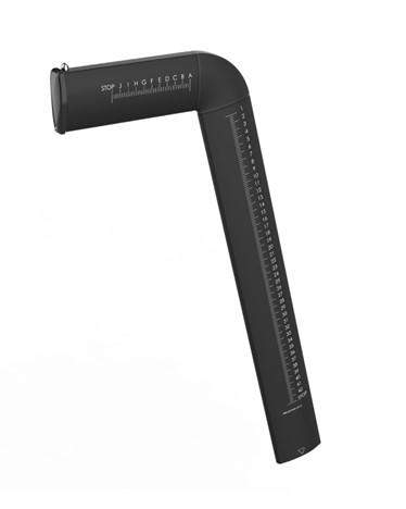 A picture of a recalled seat post assembly found on some Peloton bikes with the model number PL02