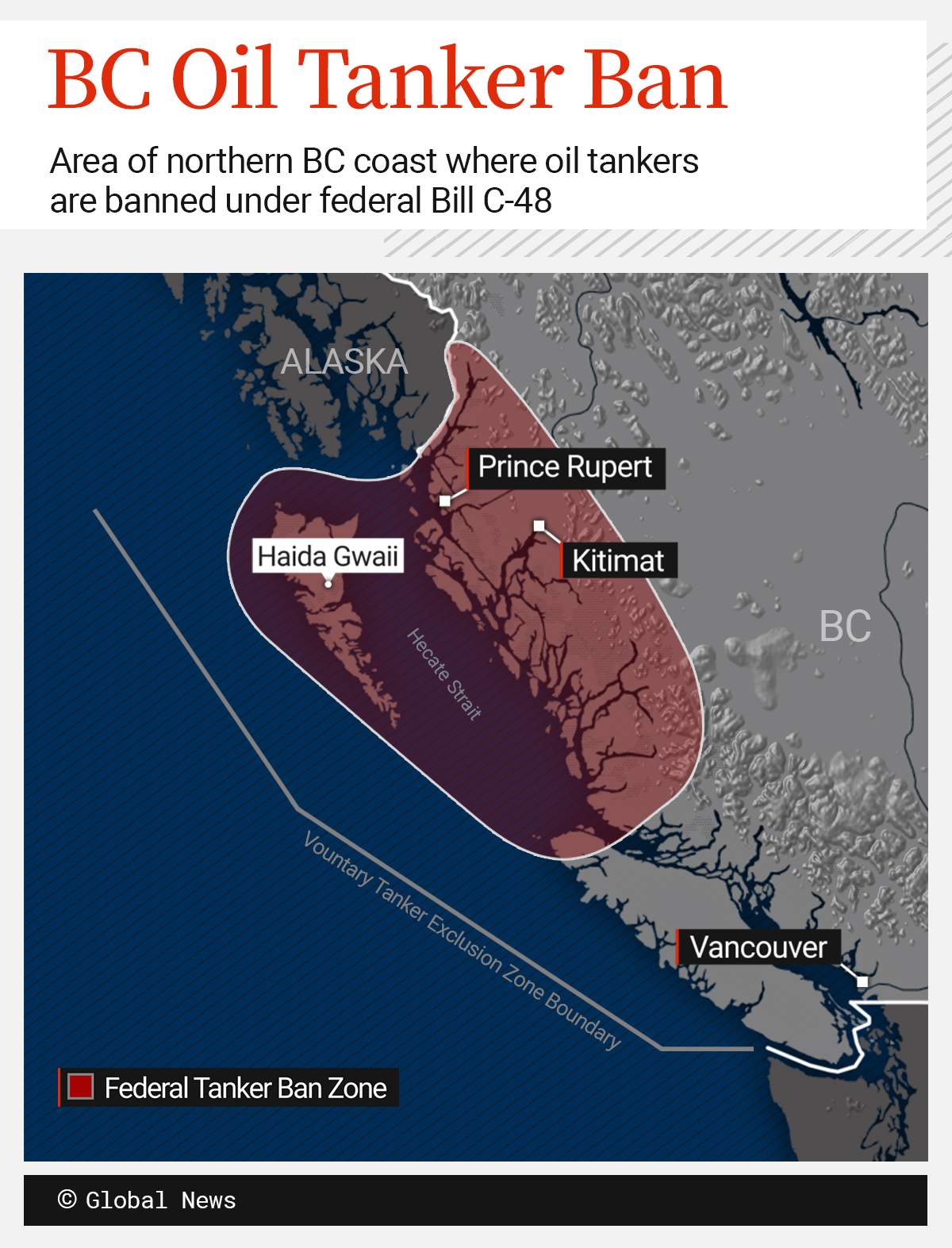 What is the B.C. oil tanker ban, and could it change under pipeline deal? - image