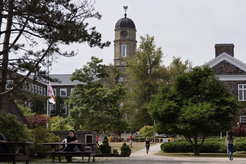 The Henry Hicks Building, which has loomed over Dalhousie University since 1951, is seen in Halifax, Wednesday, Aug. 20, 2025. The building is one of 22 Dalhousie properties being recommended for a heritage evaluation. THE CANADIAN PRESS/Darren Calabrese.