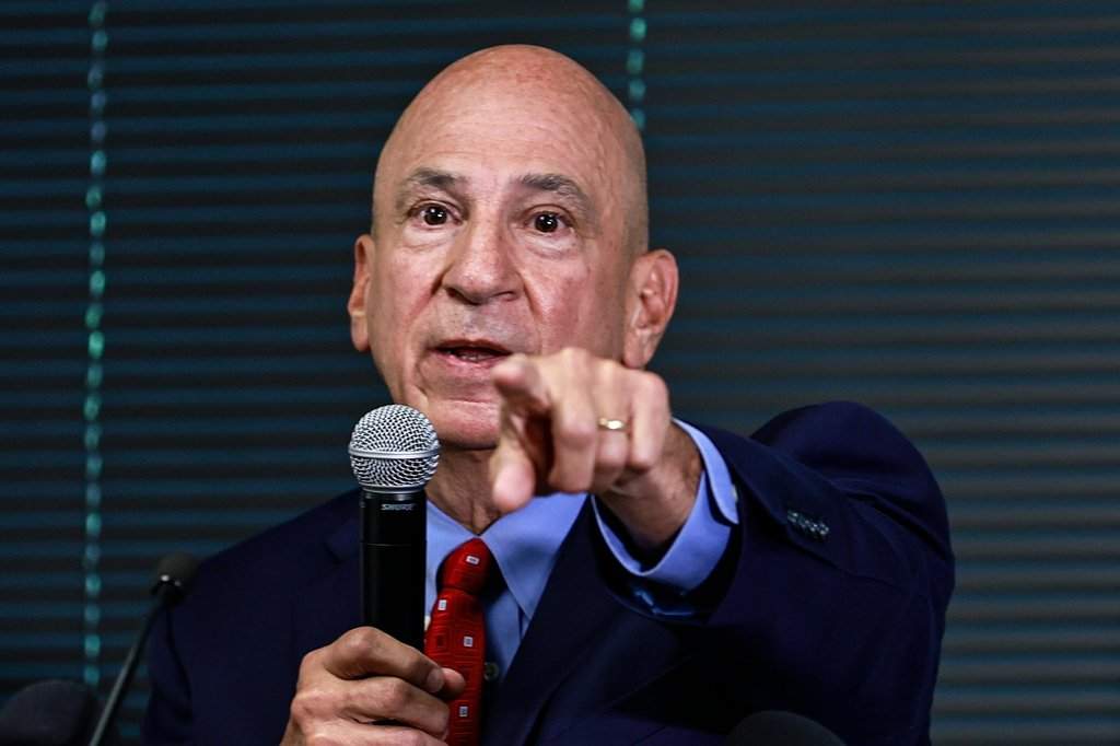 FILE - Prosecuting Attorneys' Council of Georgia Executive Director Peter J. Skandalakis answers questions during a news conference, Aug. 23, 2022, in Atlanta. (Natrice Miller/Atlanta Journal-Constitution via AP, File).