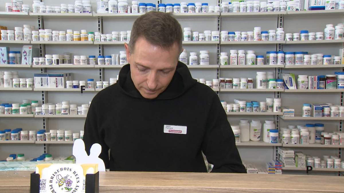 Calgary pharmacist, Jason Chan Remillard, says he has up to 60 people on his waiting list for a COVID shot, but there's not enough vaccine available.