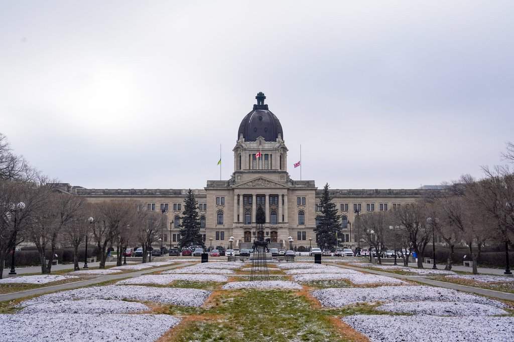Saskatchewan Legislative Building in Regina, Tuesday, Nov. 25, 2025. 