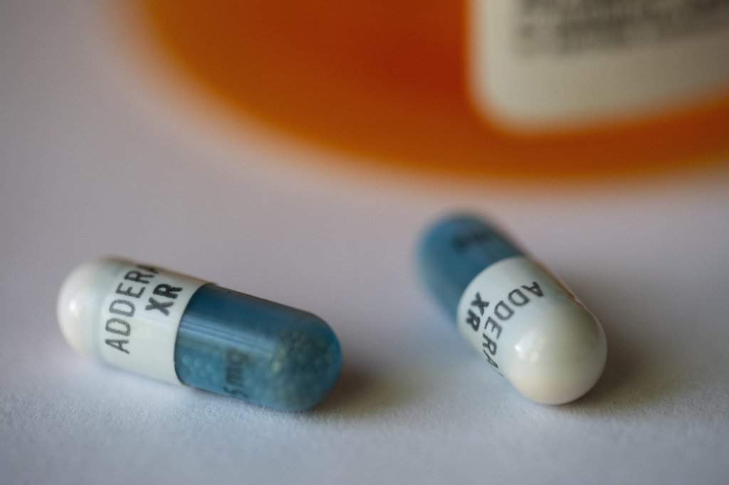 Attention deficit/hyperactivity disorder treatment Adderall XR capsules are displayed on Feb. 24, 2023. (AP Photo/Jenny Kane, File).