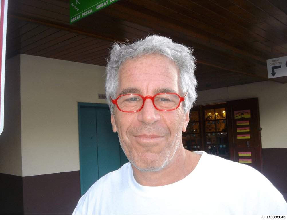 This undated photo released by the U.S. Department of Justice shows Jeffrey Epstein.
