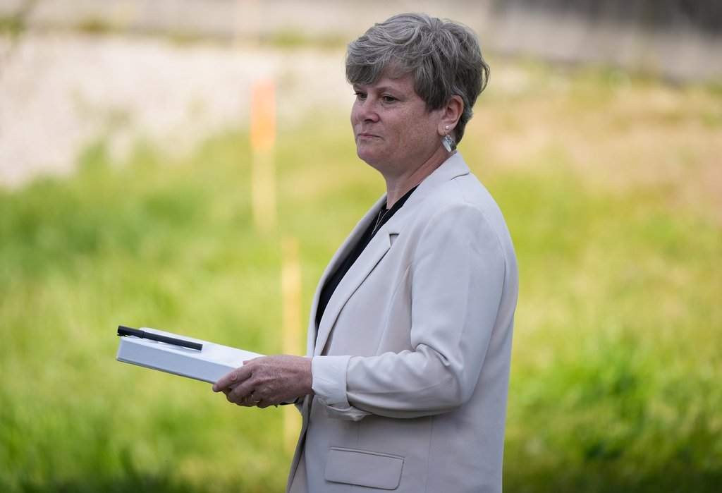 B.C. Minister of Health Josie Osborne in a file photo in Burnaby, B.C., on Monday, June 10, 2024. 