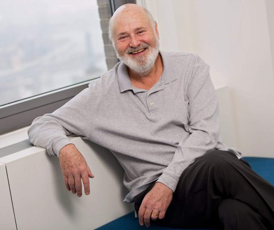 FILE - Writer-director Rob Reiner poses for a portrait, May 2, 2016, in New York.