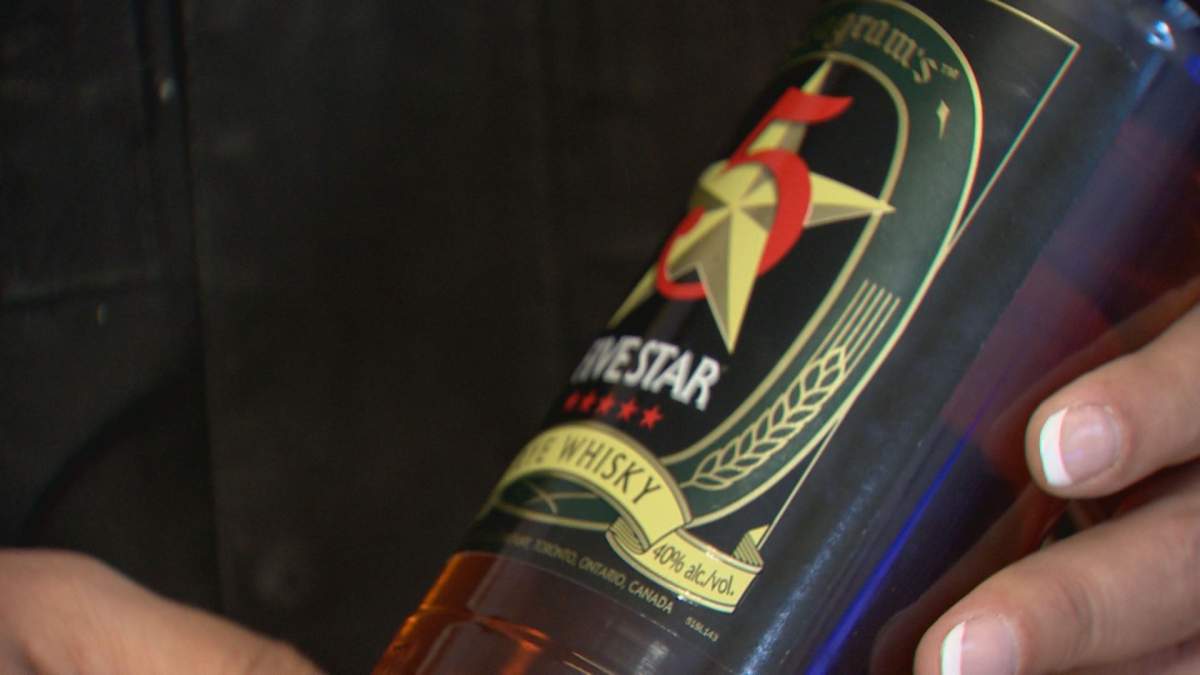 Kobliski says Fivestar Whisky is a common alcohol being smuggled and resold in the community.