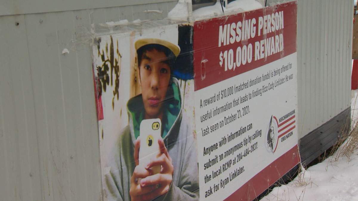 Rico Linklater disappeared from NCN in 2021. RCMP believe he was the victim of a homicide.
