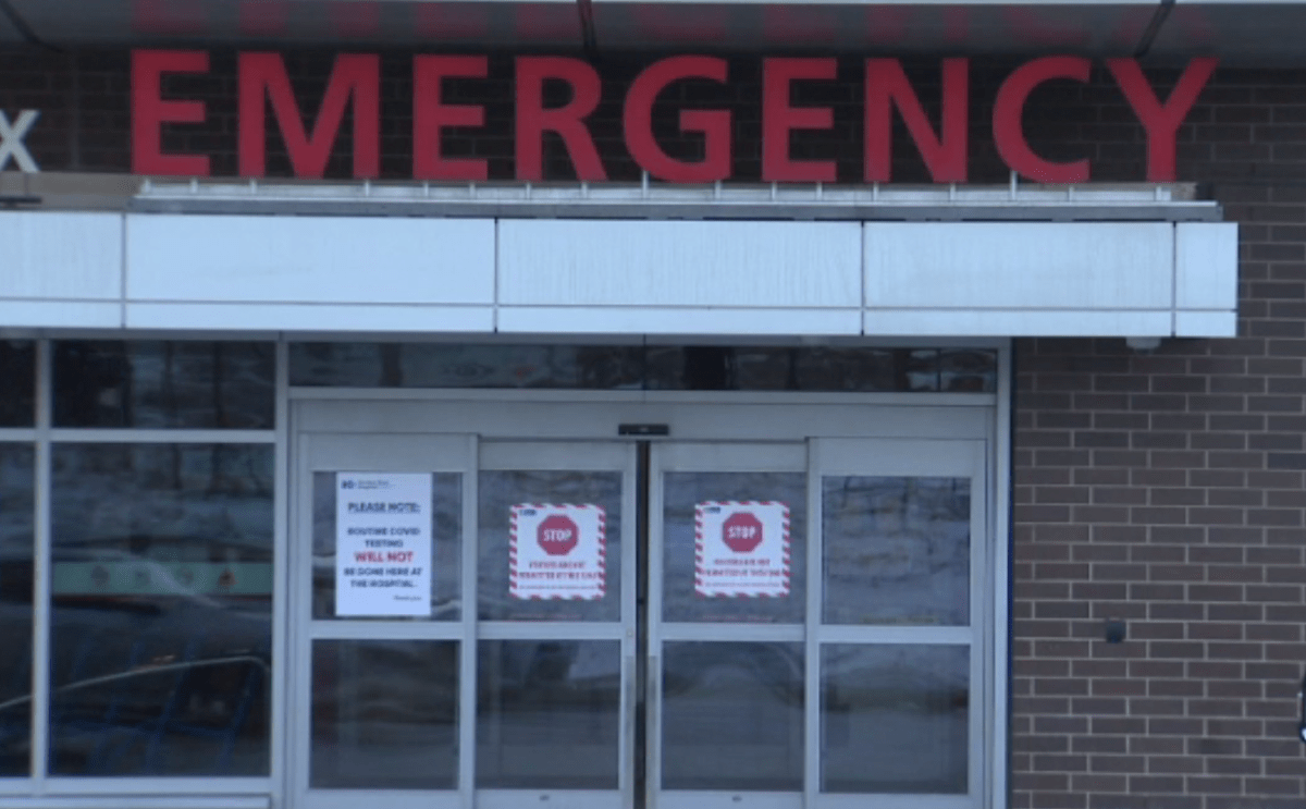 Police say a body was found inside a vehicle outside Humber River Hospital’s ER Wednesday evening. The death remains under investigation.