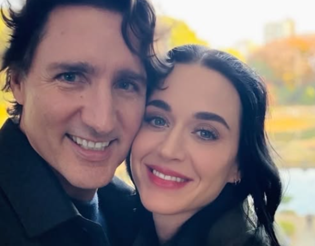 An Instagram photo of Katy Perry and Justin Trudeau during a trip to Japan.