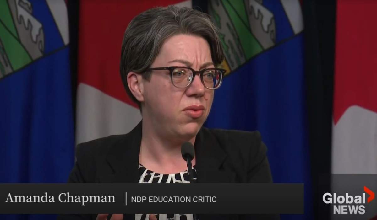 Amanda Chapman, MLA for the riding of Calgary-Beddington and opposition health critic is the first NDP MLA to become the target of a recall campaign.