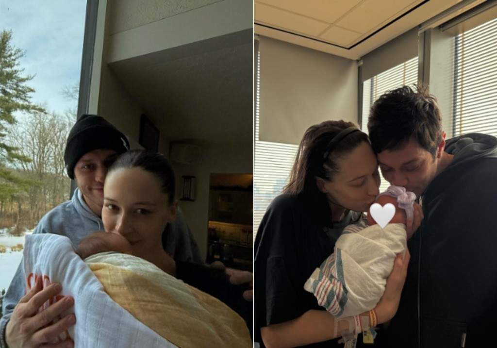 Pete Davidson and Elsie Hewitt welcomed their first baby.