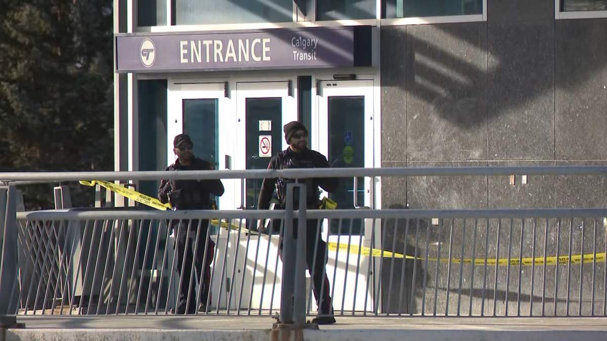 Calgary police aren't releasing many details on what led up to the shooting. However, they say Calgary bylaw officers called for help when they encountered a man who was behaving erratically and carrying a knife.