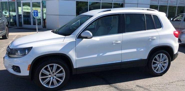 Sherry Shelley was driving a white Volkswagen Tiguan, like this car pictured.