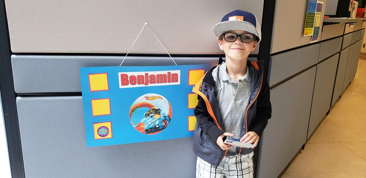 Ben Thomas at the Stollery Children’s Hospital