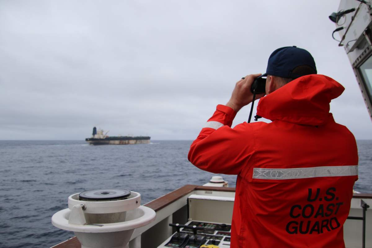 The M/V Bella 1 was seized by U.S forces Wednesday in the North Atlantic.