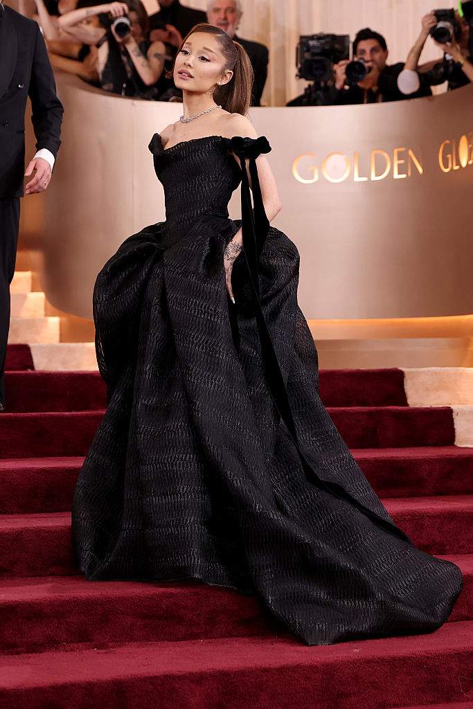 Ariana Grande attends the 83rd annual Golden Globe Awards.