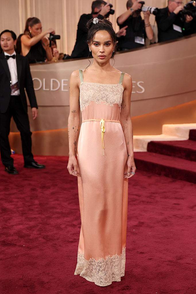 Zoë Kravitz attends the 83rd annual Golden Globe Awards.