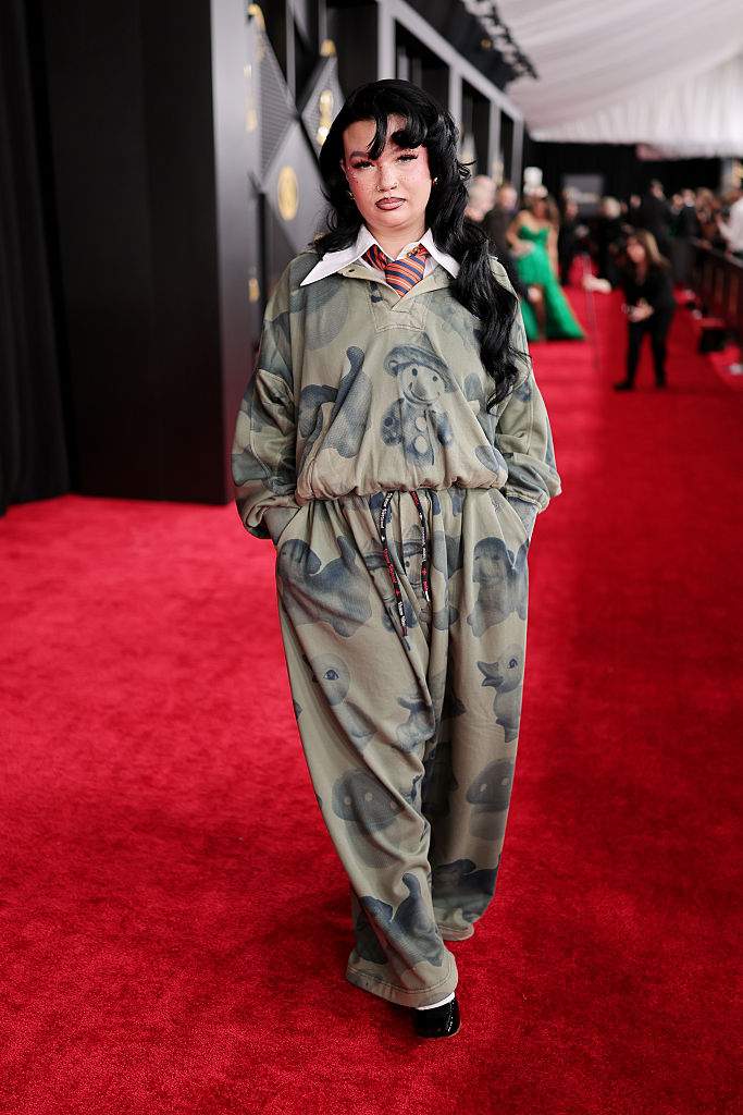 Lola Young attends the 68th GRAMMY Awards on February 01, 2026 in Los Angeles, California.