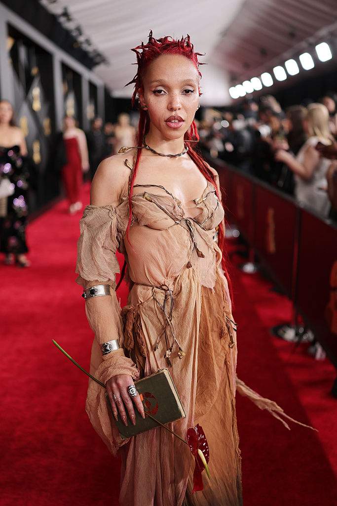 FKA twigs attends the 68th GRAMMY Awards on February 01, 2026 in Los Angeles, California.