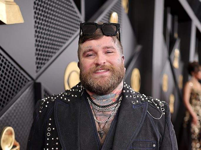 Teddy Swims attends the 68th GRAMMY Awards on February 01, 2026 in Los Angeles, California.