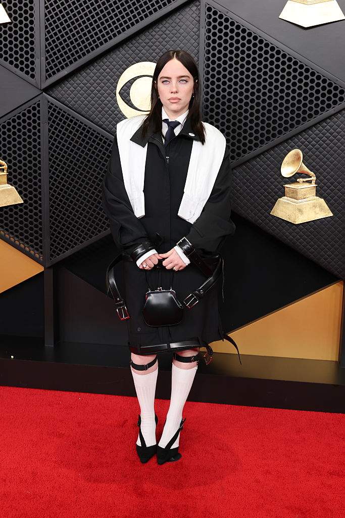 Billie Eilish attends the 68th GRAMMY Awards at Crypto.com Arena on February 01, 2026 in Los Angeles, California.