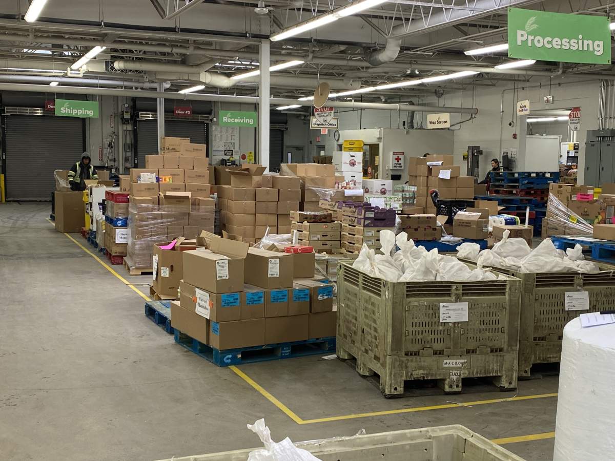 Harvest Manitoba’s warehouse