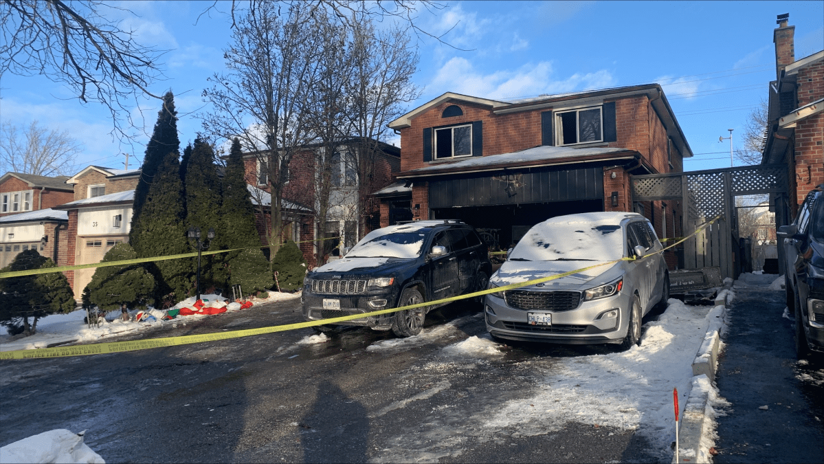 A housefire in Markham, Ont., left a child in life-threatening condition.