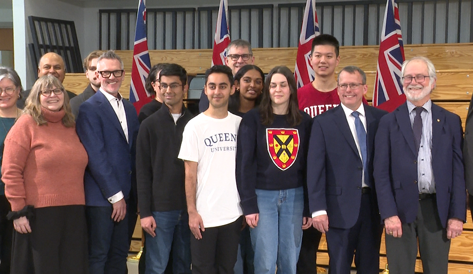 The Ontario government is investing 242-million dollars to upgrade facilities and equipment.

Minister Nolan Quinn made the announcement at Queen's University today... noting the funding will help train the workforce of tomorrow.