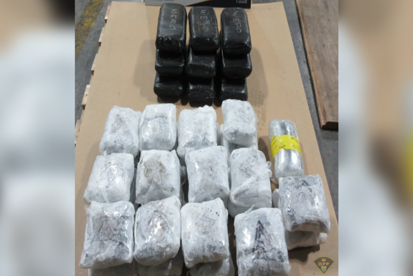 Image of the heroin seized at the U.S.-Canada border on Dec. 18, 2025.