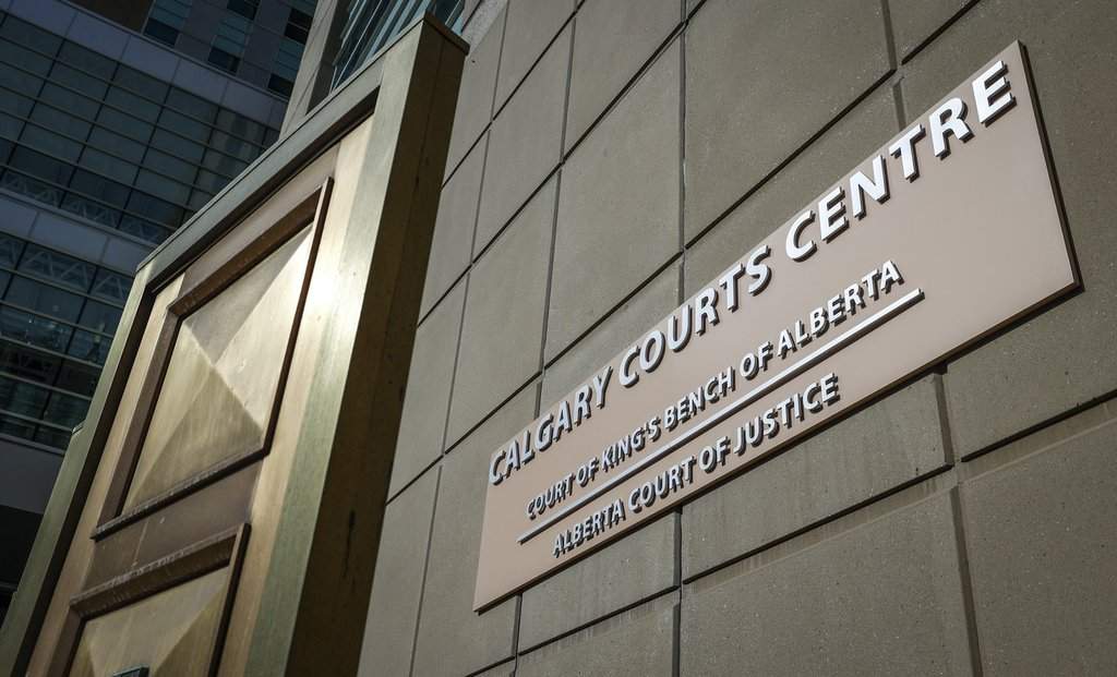 The Calgary Courts Centre pictured in Calgary, Monday, May 6, 2024.THE CANADIAN PRESS/Jeff McIntosh.