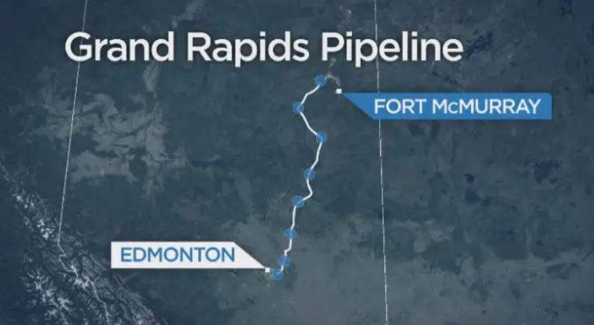 PetroChina Canada Ltd. already owns half of the Grand Rapids Pipeline in Alberta, but wants to but the other half from Calgary-base South Bow Corporation.
