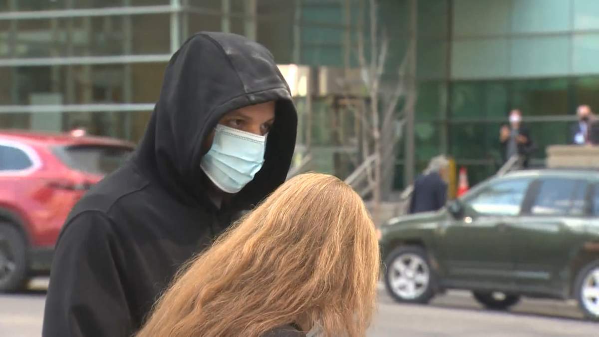 Jamal Borhot travelled to Syria in 2013 with his cousin Hussein Borhot, seen here outside the Calgary Court Centre after pleading guilty in a separate trial in 2022.