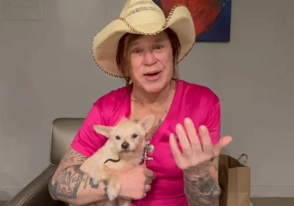 Mickey Rourke claimed that he did not create the GoFundMe raising money to keep him from eviction.