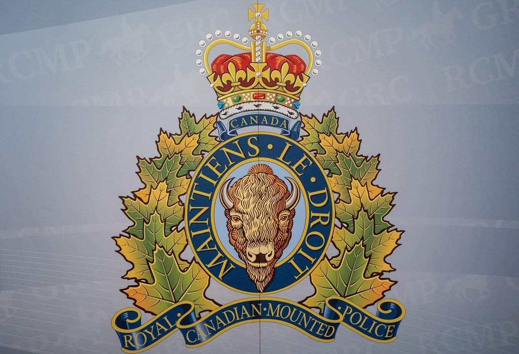 RCMP logo shown in Edmonton, Wednesday, Feb. 5, 2025. THE CANADIAN PRESS/Jason Franson.